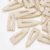 ABS Plastic Imitation Pearl Pendants PALLOY-T071-039-1