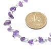 Natural Mixed Gemstone Chips Beaded Necklace NJEW-JN04311-7
