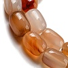 Natural Banded Agate/Striped Agate Beads Strands G-A223-D12-01D-4