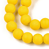 Opaque Glass Beads Strands GLAA-T032-P6mm-MD08-2