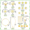 Ear Wire DIY Kits DIY-PH0030-22A-4