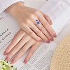 1Pc Oval Prong Ring Settings FIND-DC0006-66-7