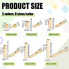 12 Styles 304 Stainless Steel Slide On End Clasp Tubes STAS-BC0003-99-2