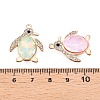 Alloy Glass Pendants PALLOY-N176-77KCG-3