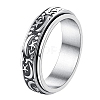 Rotatable Titanium Steel Finger Rings PW-WGFD7F6-03-4