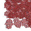 430 Stainless Steel Filigree Pendants X-STAS-T042-15C-1