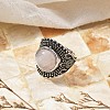 Natural Rose Quartz Adjustable Rings RJEW-I108-03AS-15-2