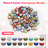 120Pcs Resin European Beads FIND-SP0002-05A-2