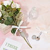 2Pcs 316 Stainless Steel Locket Oval Wedding Bouquet Pendants Decorations HJEW-UN00042-2