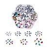 7 Style Flat Round Plastic Colours Wiggle Googly Eyes Buttons KY-YW0001-13-1