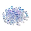 Two Tone Transparent Glass Beads GLAA-NH0001-03F-1