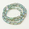 Electroplate Glass Beads EGLA-J023-8x4mm-WLS11-2