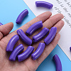 Opaque Acrylic Beads MACR-S372-001B-S017-5