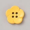 Spray Painted Plastic Buttons FIND-WH0152-394A-01-1