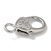 Alloy Lobster Claw Clasps KK-Q019-20P-2