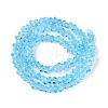 Transparent Glass Beads Strands GLAA-N018-3mm-16-3