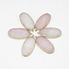 Natural Rose Quartz Big Pendants G-Q983-A06-1