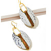 Oval Alloy Dangle Earrings FS-WG1DD9E-01-2