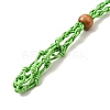 Braided Wax Rope Cord Macrame Pouch Necklace Making NJEW-J007-05-2