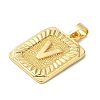 Rack Plating Brass Pendants KK-B092-42G-V-2