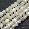 Natural White Moonstone Beads Strands G-P342-02A-6mm-AB-1