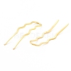 Rack Plating Brass Hair Forks OHAR-C004-01LG-2