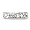 Viking Knot Alloy Retro Hair Barrettes AJEW-K048-03AS-1
