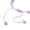 Adjustable Natural Gemstone Braided Bracelets for Women BJEW-JB10997-02-4