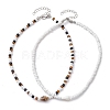 Natural Shell Necklaces for Women NJEW-JN04803-1