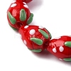 Handmade Lampwork Beads Strands X-LAMP-R109B-15A-3
