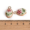Handmade Porcelain with Brass Pendants PR-CBAB520-05A-3