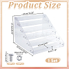 6-Tier Acrylic Nail Polish Bottle Organizer Display Riser Stands ODIS-WH0043-189A-2