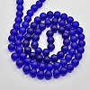 Baking Paint Transparent Glass Bead Strands GLAA-S031-10mm-09-2