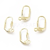 Brass Leverback Earring Findings KK-Z007-28G-1