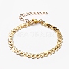 Brass Cobs Chains Bracelets BJEW-JB04898-1
