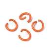 Spray Painted Iron Open Jump Rings IFIN-T017-04B-18-1