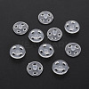 Transparent Resin Snap Fasteners BUTT-N018-008-01-6
