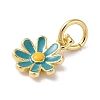 Brass Enamel Charms KK-L216-006G-04-2