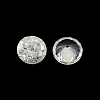Diamond Shaped Cubic Zirconia Pointed Back Cabochons ZIRC-R004-8mm-01-1