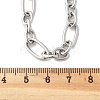 Non-Tarnish 304 Stainless Steel Figaro Chain Necklaces NJEW-O124-03P-3