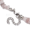 Natural Gemstone Beads Anklets AJEW-AN00583-07-3