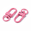 Spray Painted Eco-Friendly Alloy Swivel Snap Hooks Clasps PALLOY-T080-02J-NR-3