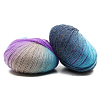 Rainbow Single-strand Dyed Thread Gradient Color Pure Wool Thread YCOR-PW0001-001M-1