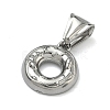 304 Stainless Steel Pendants STAS-D225-03P-2