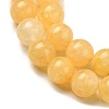 Natural Dyed White Jade Beads Strands G-M402-C03-25-4