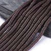 Flat Round Handmade Polymer Clay Beads LS-CLAY-R067-8.0mm-38-3