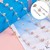 Natural Sunstone Chips Beaded Chains CHC-SZ0001-62D-2