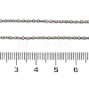Ion Plating(IP) 304 Stainless Steel Cable Chain Necklace for Men Women STAS-G299-04M-4