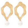 304 Stainless Steel Stud Dangle Earrings SA-CBA751F-11G-2