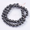 Non-Magnetic Synthetic Hematite Beads Strands X-G-H1624-10mm-3-2